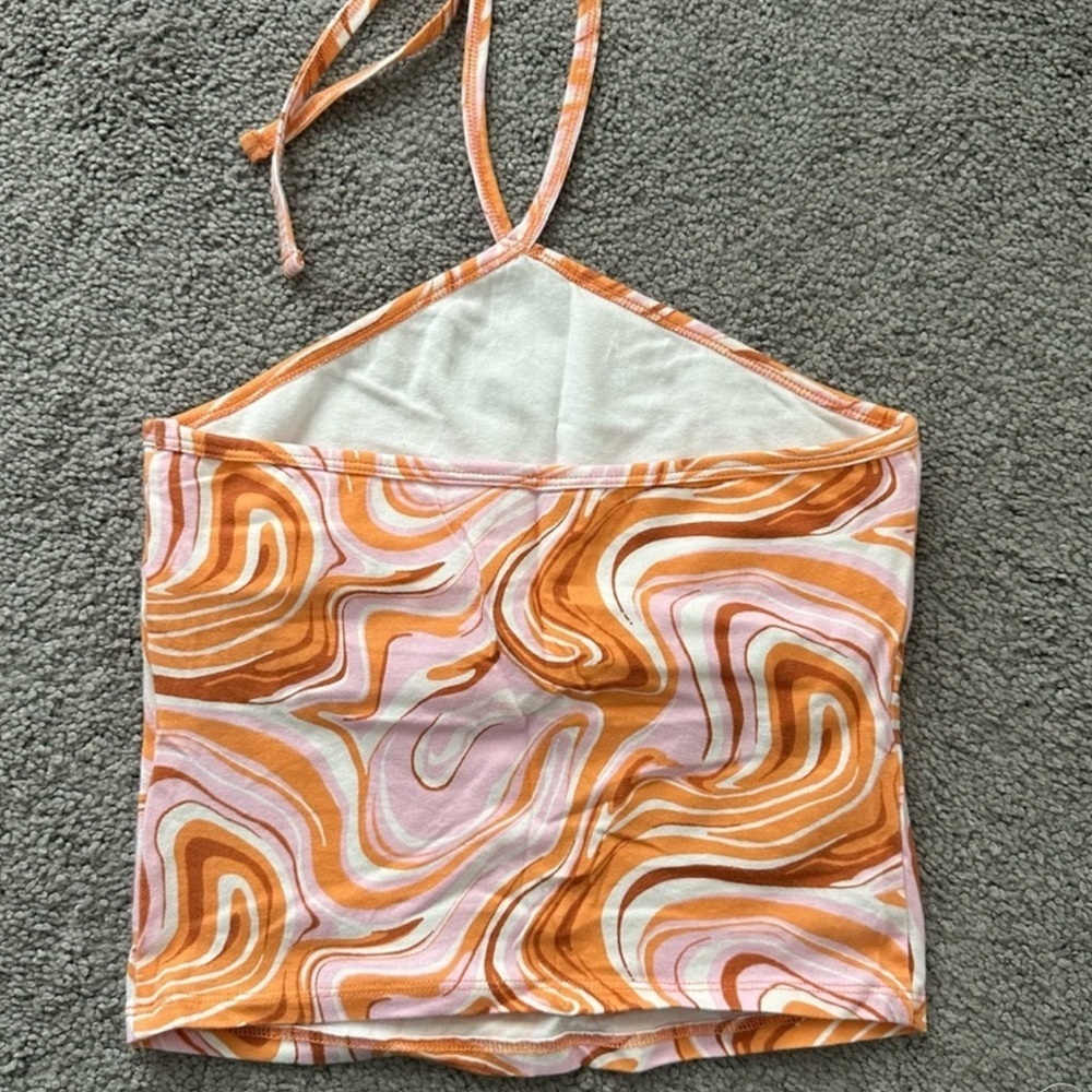 Hollister Pink and Orange Swirl Top - Picture 5 of 5